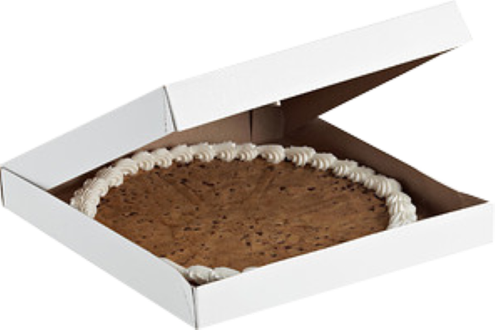 Cutii tarte 19x19x4.5 cm Albe (Carton Micro - gros)